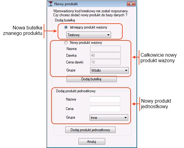 Dodawanie produktów do bazy danych jest łatwe - wystarczy uzupełnić formularz.
